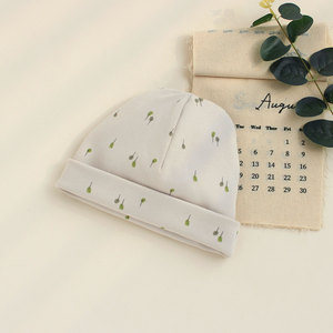 หมวกบีนนี่เด็กทารกสำหรับฤดูใบไม้ร่วงและฤดูหนาว ป้องกันลม อุ่นสบาย ผลิตจากผ้าฝ้ายแท้ ป้องกันหู ไม่มีโครง - Product Image 6