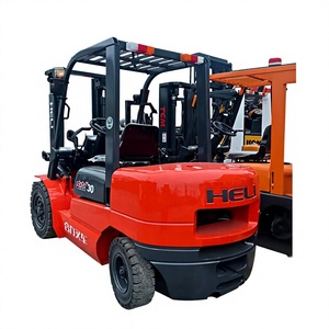 Chariot élévateur diesel d'occasion Heli FD30 3 tonnes à moteur à combustion interne pour le levage de matériaux de construction en atelier - Product Image 1