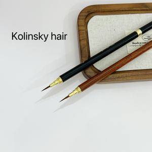 <span class=keywords><strong>Kolinsky</strong></span> Cheveux Ongles <span class=keywords><strong>Aquarelle</strong></span> Stylo Brosse À Ongles Usine Personnalisé En Gros Haute Qualité Nail Art Brosse - Product Image 2