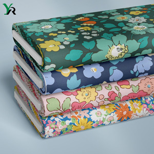 Wholesale 100% Cotton Combed Poplin Fabric 80SX80S 80GSM Soft Luxury Floral Digital Printed Eco-Friendly Lightweight Boys Girls
