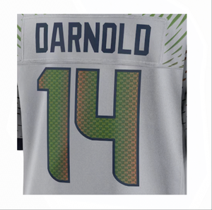 เสื้อเจอร์ซีย์อเมริกันฟุตบอลปักลายคุณภาพสูงสำหรับเสื้อเจอร์ซีย์ #14 darnold #11 #9 - Product Image 1