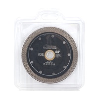 Disque de coupe diamanté Turbo X Mesh 4/4,5/5 pouces, à usage humide et sec, avec moyeu renforcé, lame de scie circulaire diamantée pour carrelage céramique, porcelaine et marbre