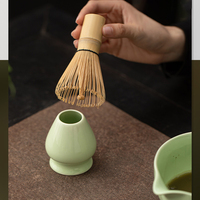 Ensemble cadeau de thé matcha personnalisé en gros avec emballage et accessoires, fouet en bambou, bol en céramique, kit fouet à matcha pour les accessoires de thé