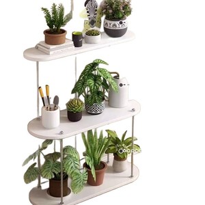 Étagère à fleurs multicouche en bois massif, 60x30x100cm, étagère de rangement sur pied pour balcon, salle de bain, design minimaliste - Product Image 5