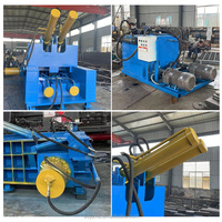 Compacteur hydraulique horizontal en métal pour la ferraille, idéal pour les petites cours de recyclage