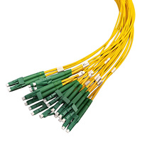 Cordon de brassage fibre optique 24 fibres LC/APC-LC APC monomode 9/125 pour PON, CATV, salle serveur, centre de données, boîtier terminal fibre FTTH