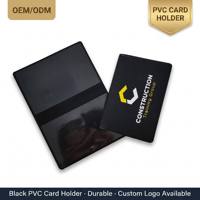 Porte-cartes d'assurance en PVC vinyle, fabrication sur mesure, porte-documents d'assurance en plastique
