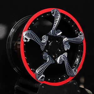 Jantes en alliage de 17, 18, 19, 20, 21, 22 pouces, design simulé en deux parties, roue de voiture de tourisme, roues forgées Cobra à cinq branches personnalisées - Product Image 3