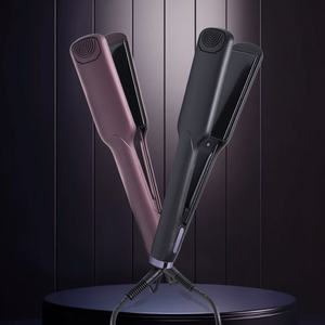 Fer à friser lissant les cheveux Nanels émaillés en céramique Contrôle de la température à six besoins droits et bouclés pour salon à usage domestique - Product Image 1