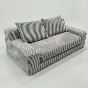 Sofá <span class=keywords><strong>Cama</strong></span> Convertible <span class=keywords><strong>en</strong></span> Forma de L, Diseño Moderno y Plegable con Espuma de Alta Densidad, Conjunto Cómodo para Sala de Estar - Product Image 4