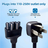 Adaptador de cargador NEMA 14-50 Tesla EV 40A carga rápida para Tesla Modelo 3/Y/S/X Gen2 conector móvil Compatible | OEM/ODM