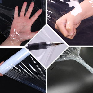 Film extensible vierge, en rouleau, plastique et altérable, prix d'usine en chine, 100% hdpe, 50 pièces