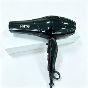 Sèche-cheveux compact pliable ionique à moteur électrique AC 2400W, 3 vitesses, distribution de chaleur, protection contre la surchauffe, utilisation en extérieur - Product Image 1