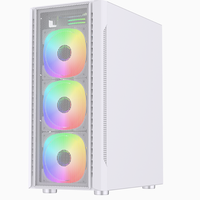 LOVINGCOOL Étuis d'ordinateur ATX M-ATX boîtier PC OEM boîtier châssis PC de jeu avec verre trempé de haute qualité