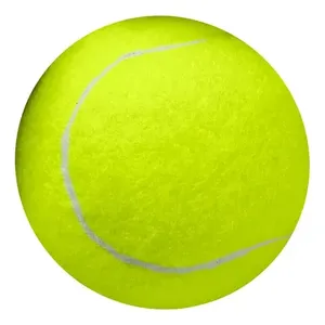 Di alta qualità giallo palla da Tennis con rimbalzo normale personalizzato materiale di lana per la formazione di Beach Tennis e Jumbo campi