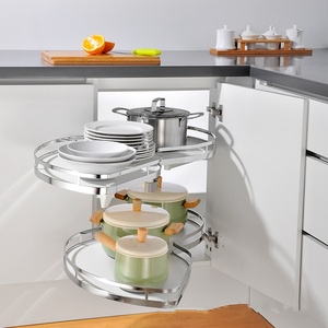 Steel <b>Storage</b> Basket for Kitchen <b>Cabinets</b> Modern Design High-quality Easy Assembly for Dining Supermarket School <b>Bedroom</b> Use - Product Image 3