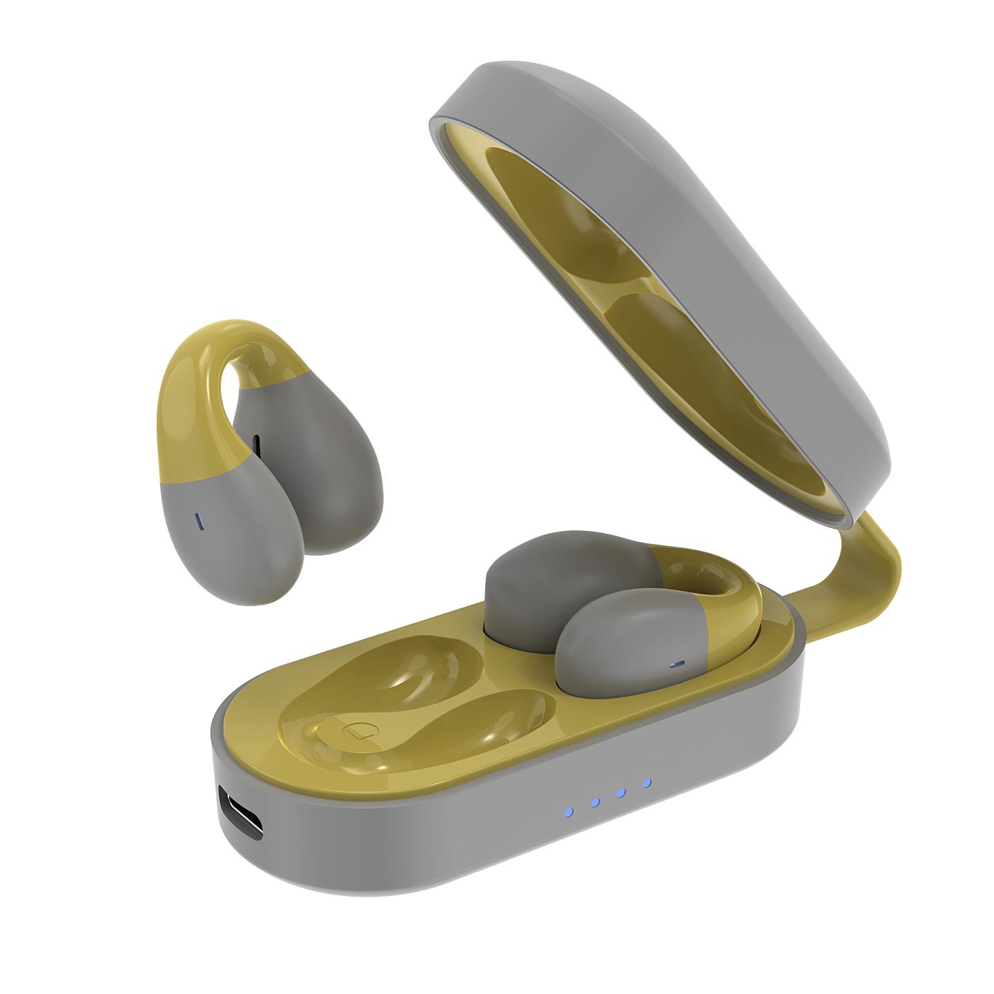 ORANGLES Wireless Bone Conduction Earbuds | Ear-Clip Open-Ear Design, Bluetooth 5.3, Surround Stereo, Non-In-Ear Fit (2025) - high resolution display - exposing craftsmanship - Image 2 of 6 | built for everyone | Wireless Bone Conduction Earbuds | Ear-Clip Open-Ear Design, Bluetooth 5.3, Surround Stereo, Non-In-Ear Fit (2025) for sale Georgia | Free Shipping ORANGLES