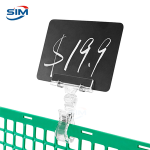 Clip per Display POP girevoli in 360 di plastica trasparente con cartellini per supermercati e cartellini per negozi al dettaglio - Product Image 5
