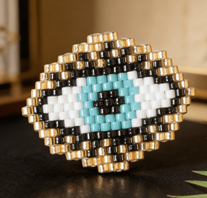 Accessoires en perles de <span class=keywords><strong>verre</strong></span> Miyuki tissées à la main, élégants et simples, résistants à la décoloration et personnalisables - Product Image 1