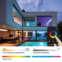 Controlador LED MESH y ZigBee, Control por Aplicación Tuya Smart, Largo Alcance de 30m, Compatible con 500 Nodos, Atenuación PWM para Proyectos de Iluminación