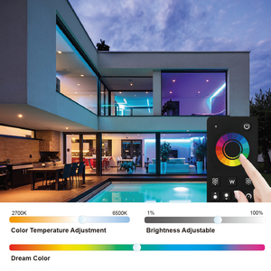 ตัวควบคุมไฟ LED แบบ MESH & ZigBee, ควบคุมผ่านแอป Tuya Smart, ระยะไกล 30 เมตร, รองรับ 500 <span class=keywords><strong>โหนด</strong></span>, ระบบหรี่ไฟแบบ PWM สำหรับโครงการแสงสว่าง - Product Image 2