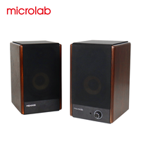 Vente chaude Haut-parleur HIFI Microlab SOLO3 Étui en bois Haut-parleur d'étagère Blue tooth Haut-parleur pour Iphone