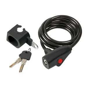 Wholesale High Quality Bicycle Cable Lock Easy Carry Mountain Bike Lock With Bracket