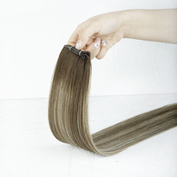 Extensions de cheveux humains vierges de qualité européenne, tissage double, sans nœuds, lisses comme de la soie