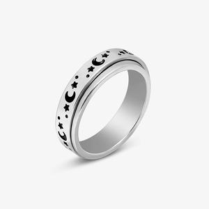 Hot Sale China Wholesale Fidget Roterende Ringen Rvs Chain Spinner <span class=keywords><strong>Ring</strong></span> Voor Mannen - Product Image 2
