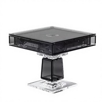 Table de poker et de roulette en bois de luxe de qualité commerciale GemJoy HG-BJL001, 18 pouces, 1 pièce, personnalisable, table de jeu de hasard haut de gamme