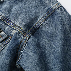 Factory Mad Lace Kids <b>Denim</b> <b>Jackets</b> Reversible Waterproof Long Sleeve Button Coat for Baby Girls Boys - Product Image 5