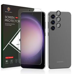 9H lớp AAA Tempered Glass bảo vệ màn hình cho Samsung cho <span class=keywords><strong>Galaxy</strong></span> S23/S24 siêu bao gồm ống kính máy ảnh tương thích với điện thoại di động PH - Product Image 6