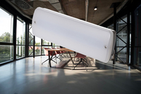 Lumière d'urgence à panneau pour forage offshore, à alimentation ininterrompue, en polymère haute densité, anti-infiltration, avec logo OEM personnalisé