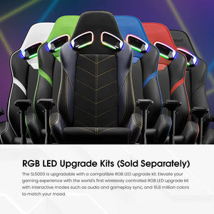 2022 USA kho silla Gamer ghế <span class=keywords><strong>vertagear</strong></span> sl5000se Nửa Đêm màu xanh chơi game stuhl Led RGB chơi game ghế với chỗ để chân - Product Image 2