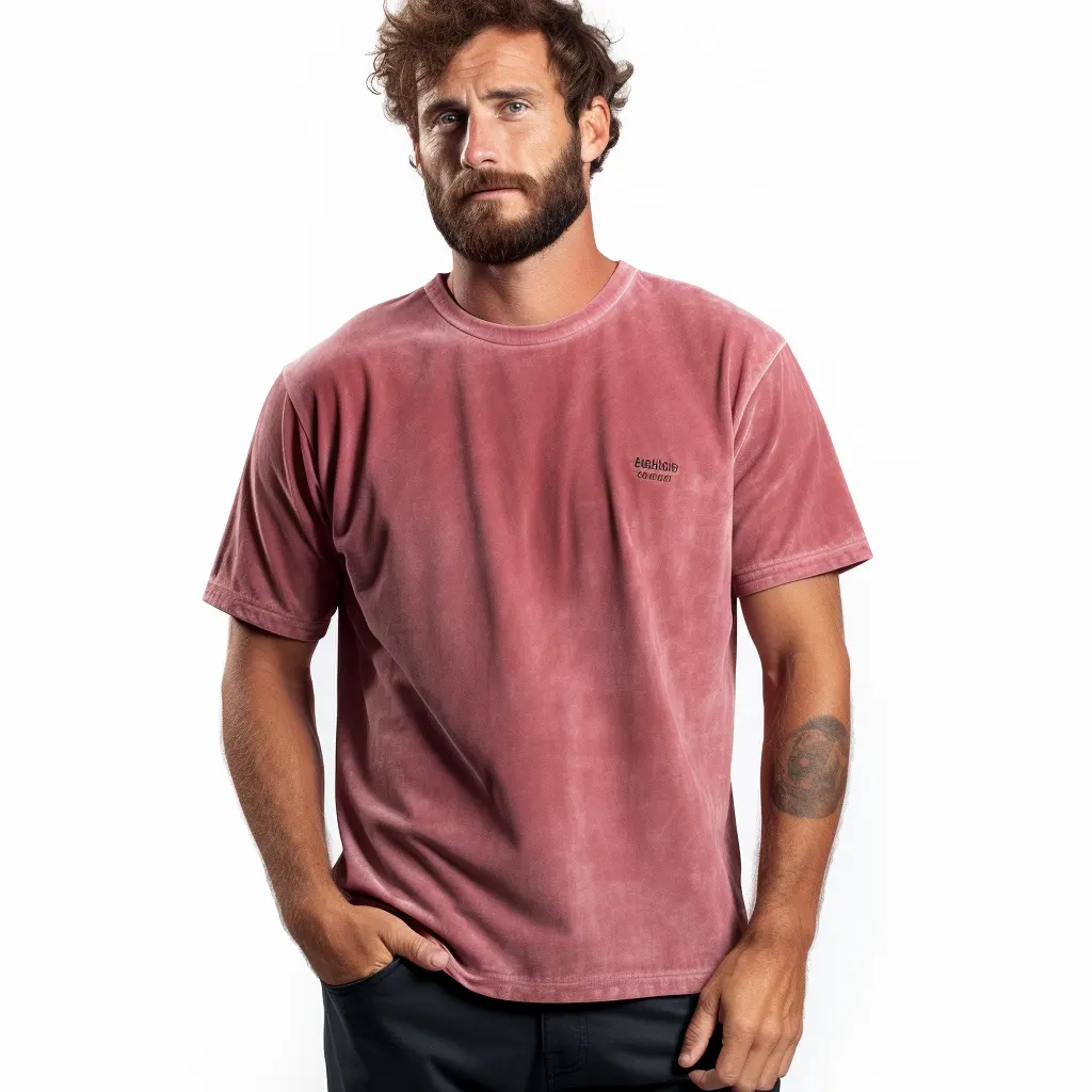 T-shirts solides délavés à l'acide personnalisés à manches courtes unisexe surdimensionné