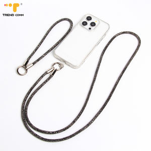 שרשרת יוקרה שרשרת טלפון אוניברסלי lanyard חוט קריסטל מבריק <span class=keywords><strong>rhinestone</strong></span> עם תיקון עבור iPhone 17 - Product Image 4