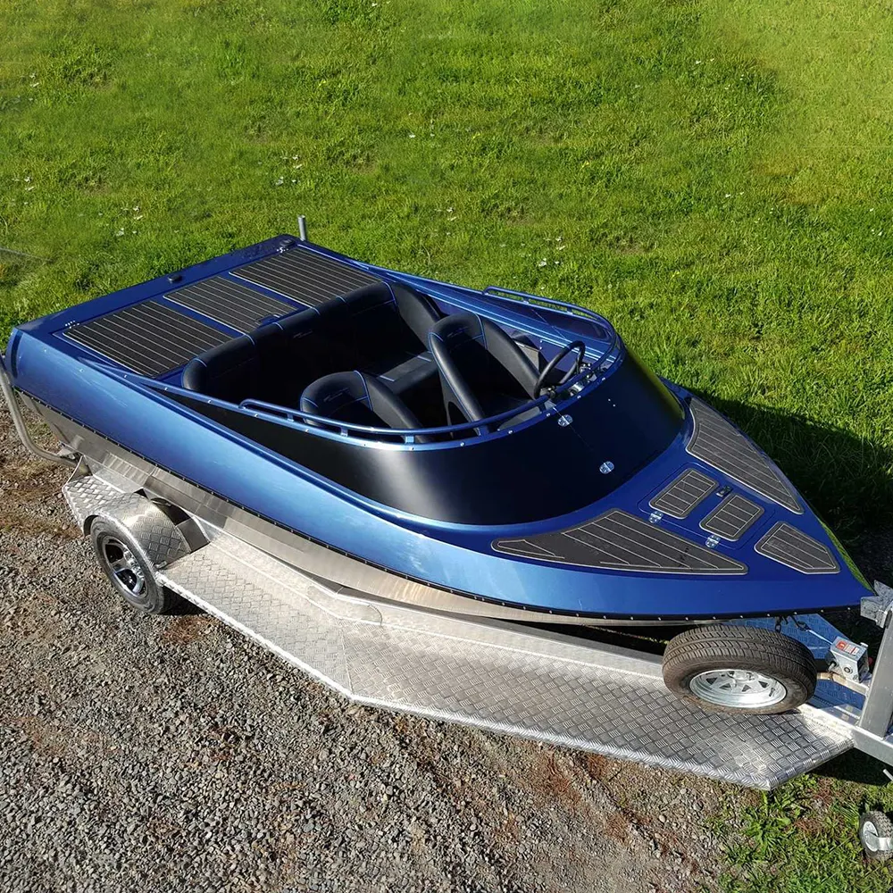 Kinocean New Design 12FT Cheap Mini Aluminum Jet Boat For Sale With Inboard Engine