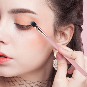 Juego de brochas de maquillaje vegano profesional superventas, 16 Uds., logotipo personalizado, fibra sintética suave rosa - Product Image 6