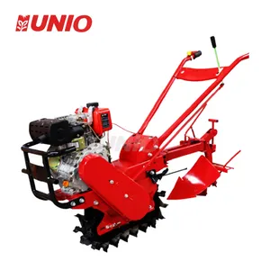 Mini Power Tiller dua roda tangan traktor Ratavator Rotary Multi fungsi Crawler Cultivator Motocultor Power Mini Tiller Weeder