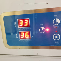 Lave-vaisselle commercial TURELEN pour restaurants et cuisines - Acier inoxydable 304, séchage à air chaud, capacité de 60 paniers/heure, 15 kW