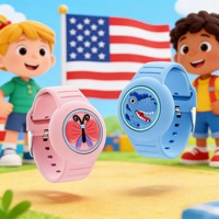 Bracelet personnalisé pour enfants avec Airtag intégré, en silicone souple, anti-perte, étanche, avec suivi GPS pour enfants et tout-petits