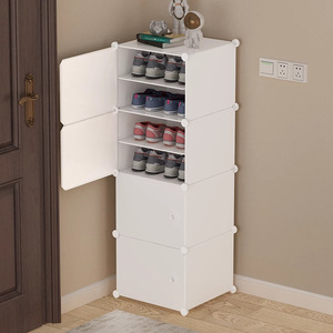 <b>Shoe</b> <b>Rack</b> Plastic Minimalist Modern Dustproof Freestanding Multi Layer <b>Storage</b> For Home Doorway Dormitory Use - Product Image 2