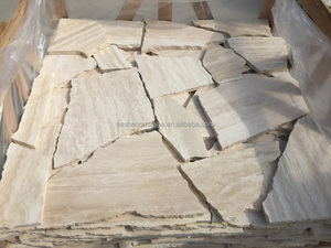 Thiên nhiên màu be travertine đá không thường xuyên hình điên <span class=keywords><strong>paver</strong></span> cho tường và sàn nhà - Product Image 5
