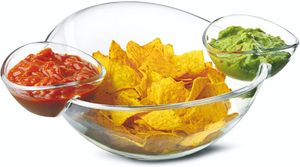 Chip e Dip Salada Fruteira Set 3L Tigela Principal, 180ml Dipping Bowls - Product Image 3