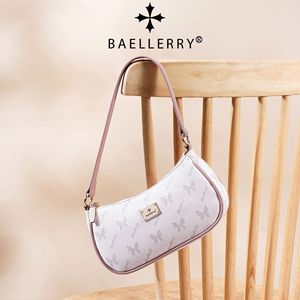 Baelberry Women's Crossbody Bag White Butterfly Print Water Resistant Shoulder Bag Everyday Commuter Style - Product Image 3