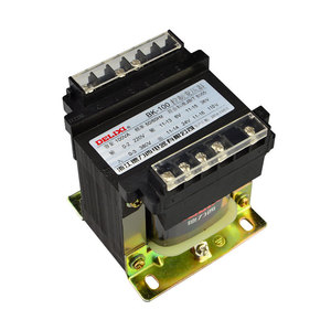 หม้อแปลงไฟฟ้า Delixi BK-100VA อินพุต 380V เอาต์พุต 220V/36V แปลง 24V เป็น 12V/6V สำหรับเครื่องมือควบคุม - Product Image 1