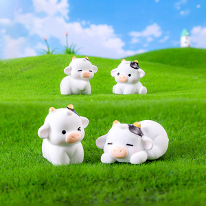 Figuras de Animales del Zodíaco en Miniatura, Muñeco de Vaca Pequeño, Caja Sorpresa, Accesorios DIY, Llavero, Modelo de Juguete, Decoración para Escritorio y Coche - Product Image 2