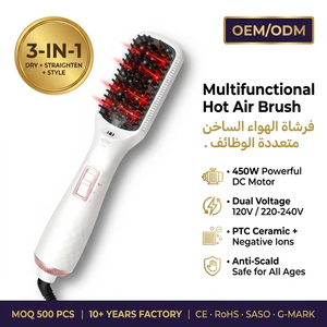 <span class=keywords><strong>Brosse</strong></span> Soufflante Coiffante 3-en-1 : Sèche-<span class=keywords><strong>Cheveux</strong></span>, <span class=keywords><strong>Brosse</strong></span> à Air Chaud et Peigne Coiffant - Product Image 1
