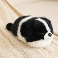 Nouvel Arrivage Peluche Ronde Corgi Husky, Décoration de Canapé, Cadeau d'Anniversaire pour Enfants, Jouet Doux en Forme de Raton Laveur
