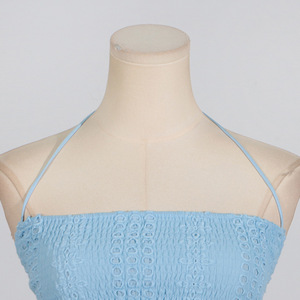 Vacaciones estilo celebridad tubo <span class=keywords><strong>Top</strong></span> Vestidos Mujer 2025 nuevo <span class=keywords><strong>blanco</strong></span> bordado soluble en agua flor hueco ocio vestido largo - Product Image 6